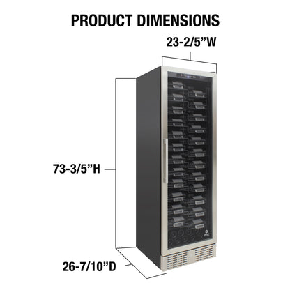 Wine Cooler EL-168ZZ-SSD VINOTEMP