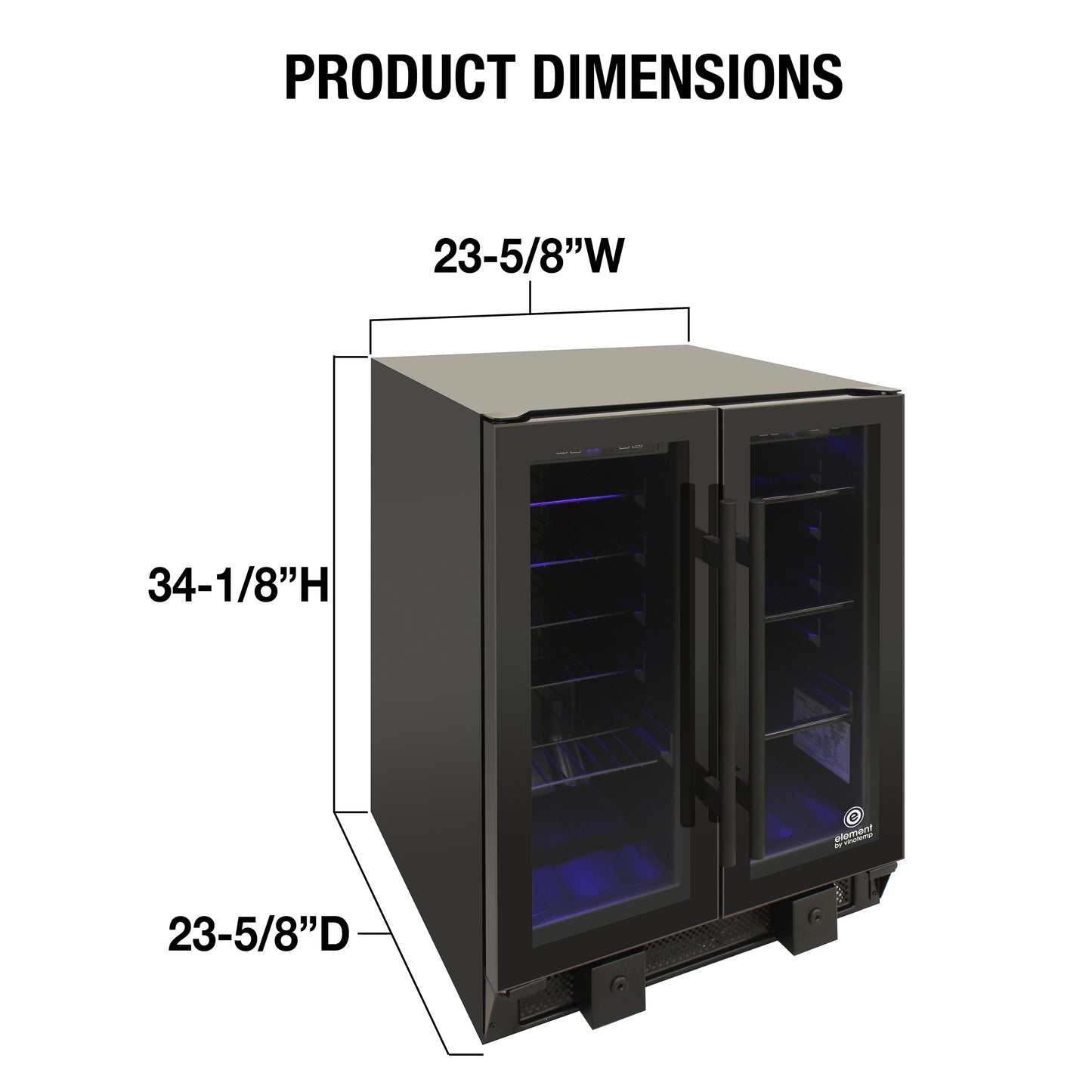 Wine Cooler EL-BWC102-02 VINOTEMP